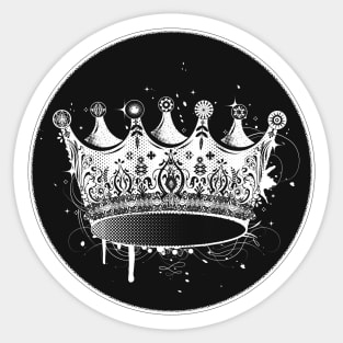 Crown in graffiti style Sticker